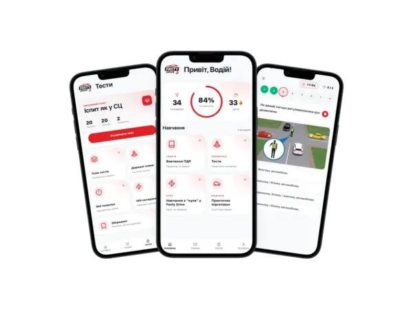 Скриншот Fasty Drive — Telegram-бот для підготовки до іспиту ПДР